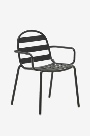 Kave Home - Utomhusstol - joncols - Grå - Utestolar & pallar - Från Homeroom