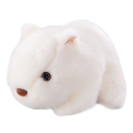20 cm Marsvin Plysjleketøy Dukker Anti-rynke Plysjmateriale Gave Til Jente Kvinner Elskere Kjæreste Hvit