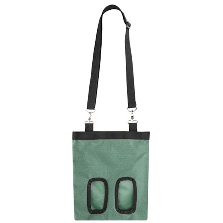 Grøn 600D Oxford Klud Kaninfoderpose Hængende Opbevaringstaske til Smådyrsartikler