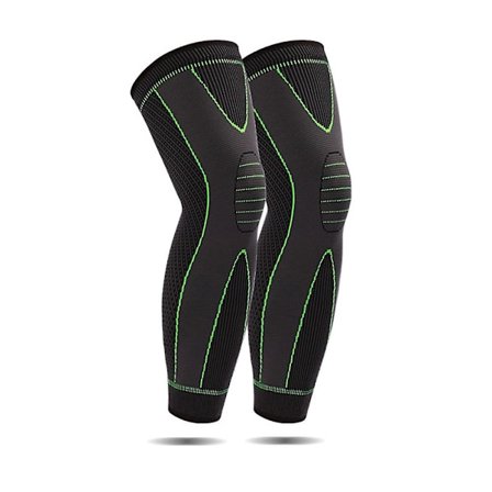 Extra långa ben- och vadstöd knästrumpa för basket, fotboll