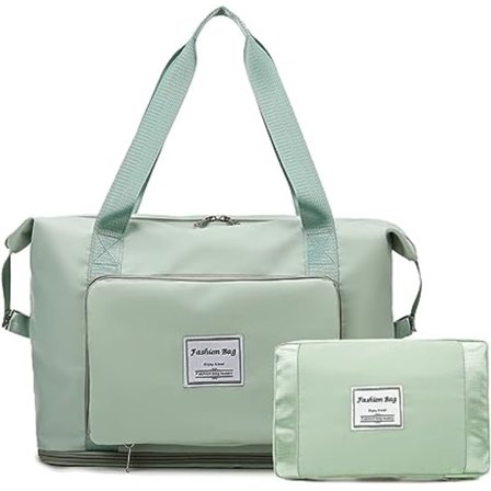 Rejsetaske Nylon Sportstaske Sammenfoldelig Fly Håndtaske Vandtæt