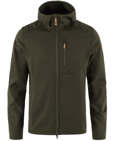 Fjällräven Keb Fleece Hoodie M Deep Forest