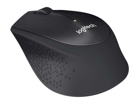 Logitech M330 SILENT PLUS - mus - 2.4 GHz - svart