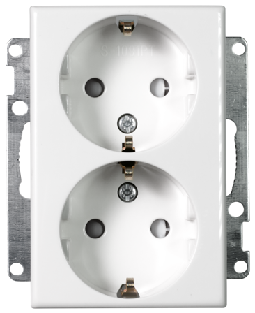 ELKO Dobbel stikkkontakt S1091 PH