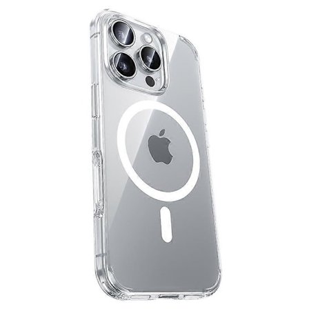 BENKS Magnetiskt Skal för iPhone 16 Pro Kompatibelt med MagSafe PC+TPU Transparent Telefonfodral