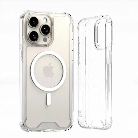 Mobilskal till iPhone 16 Magsafe Clear Corner - Transparent