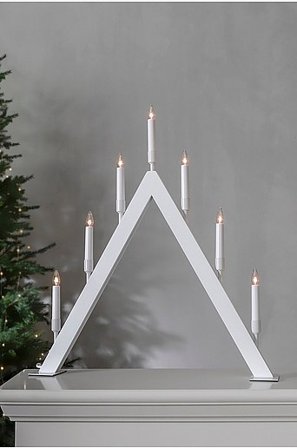 Jotex - Vind Højde 63 Cm White - Lysestage - Køb Adventslysestager hos Jotex