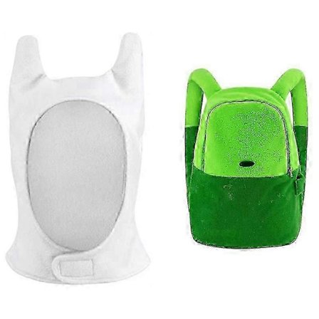 Anime Spel Cosplay Hatt Barn Söt Grön Plysch Ryggsäck Vita Kaninöron för Påskdagen Kostym Halloween Tillbehör-Gooda[HK]