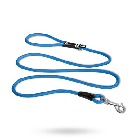 Curli - Curli Stretch Comfort Line Elastiskt Hundkoppel - Blå