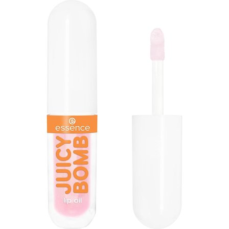 Essence Juicy Bomb Party Lip Oil 01 Peach Perfect, Makeup, Læber, Lipgloss