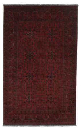 Alfombra Oriental Afghan Khal Mohammadi 123X198 Negro (Lana, Afganistán)
