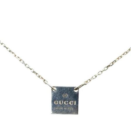 Gucci Vintage Pre-owned Metal necklaces , Grijs , Dames , Maat: ONE Size Vintage Sieraden