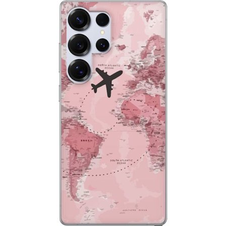 Yhteensopiva Puhelinkuori Samsung Galaxy S25 Ultra Travel Map