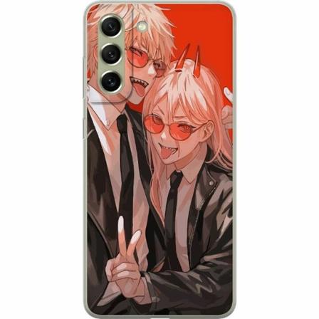 Samsung Galaxy S21 Fe 5g Genomskinligt Skal Chainsaw Man