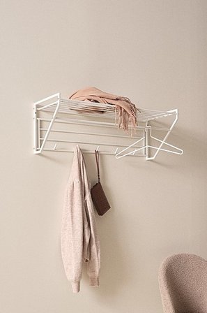 Jotex - Kapstok Wit Wit - EVERLY - Koop Hoedenplank bij Jotex