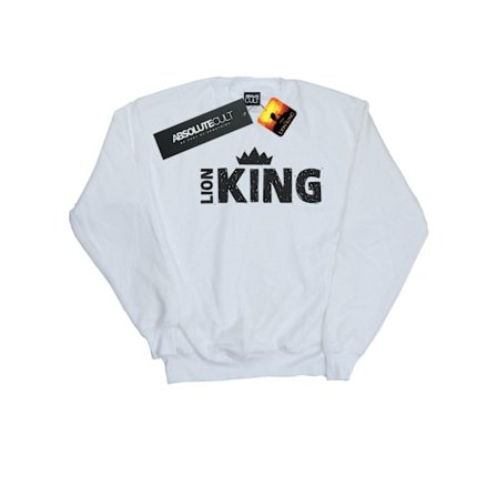 Disney Pojkar Lejonkungen Film Krona Sweatshirt 5-6 År Vit