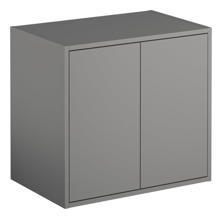 Gustavsberg Artic Vægskab askegrå, 39 cm dyb, Badeværelse