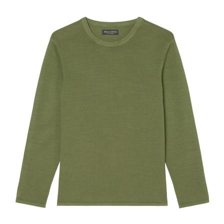 Marc O'Polo, Crew neck jumper, regular fit Groen, Heren, Maat:XL