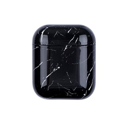 Case för Air_sPods - Black Marble Black