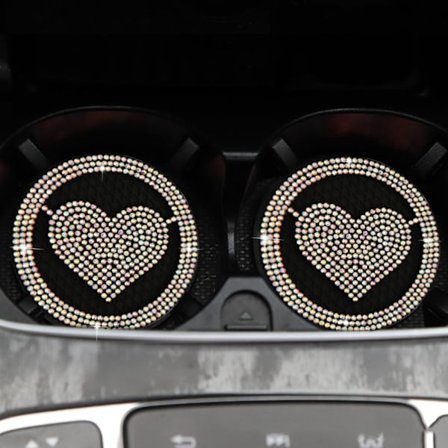 Bil Diamond Coaster Water Cup Slot Mat MULTICOLOR multicolor