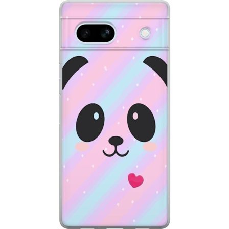 Kompatibelt Mobilskal till Google Google Pixel 7a Regnbåge Panda