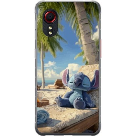 Kompatibelt Mobilskal till Samsung Samsung Galaxy Xcover 5 Disney Stitch kramar sköldpadda tropisk strand