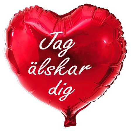 Folioilmapallo Jag Älskar Dig