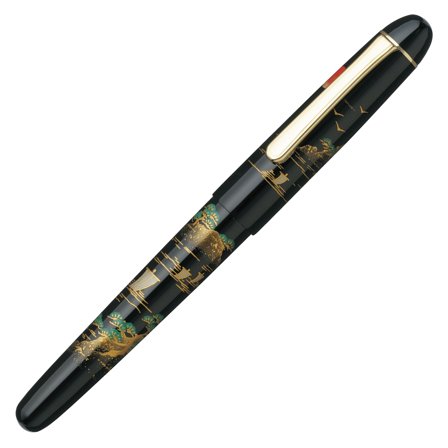 Platinum Kaga' Hira Maki-e stylo-plume Sansui Fine