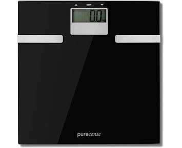 PureSense-PSBS300-Elegant personvekt med sikkerhetsglass og høy presisjon-Personal health & wellness-Badevekter