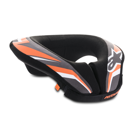 Nackenschutz Alpinestars Sequence Kinder Schwarz/Anthrazit/Orange S/M