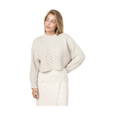 Fabiana Filippi, Sweater Biały, Kobieta, Rozmiar: 3XS