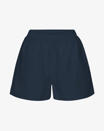 Women Organic Twill Shorts - Navy Blue M
