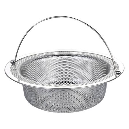 110mm diskbänk sil korg kök rostfritt stål handfat sil