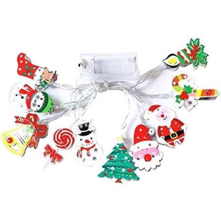 Vandtætte batteridrevne LED-lyskæder til Halloween, have, fest, juletræ