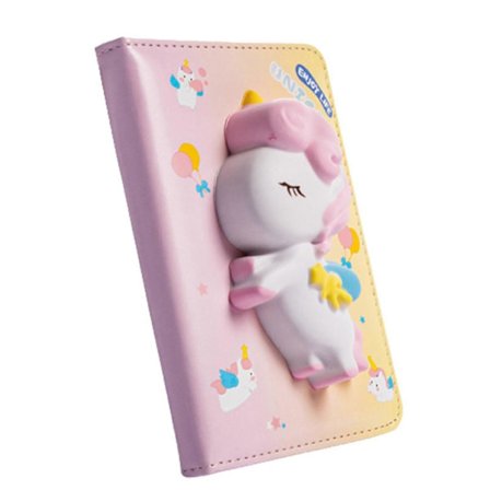 3D Søt Dyre Squishy Dagbok Nydelig Notatbok Lett å Bære Skrivesaker Julegave Til Studenter Barn