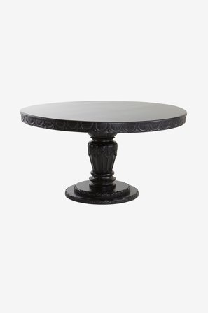 Jotex - Spisebord Ø 110 Cm Svart - CHENNAI - Kjøp Spisebord hos Jotex