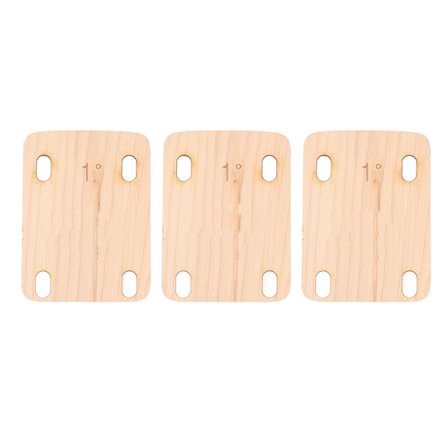 Sähkökitaran kaulan shimmilevy vaahterapuuta, korvaava välike 3 kpl, 1 aste