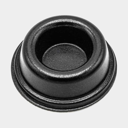 Trampbeskyttelse til dækshuller, gummi, passer Lewmar Flush