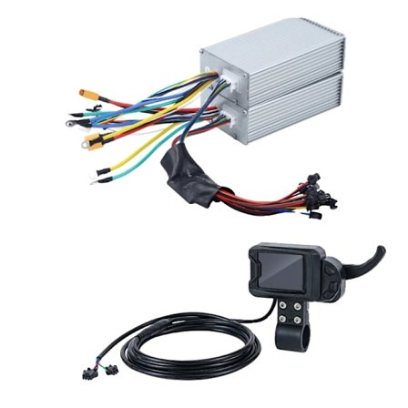 El-scooterkontroller, 60V spänning, 45A ström, sinusvåg FOC,60V45A med DS20