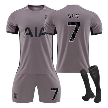 21-22 Tottenham hjemme hvid nr. 10 Kane nr. 7 Son Heung-min fodbolduniformssæt med sokker fabriksvarer Tottenham Hotspur No. 7 with socks M#