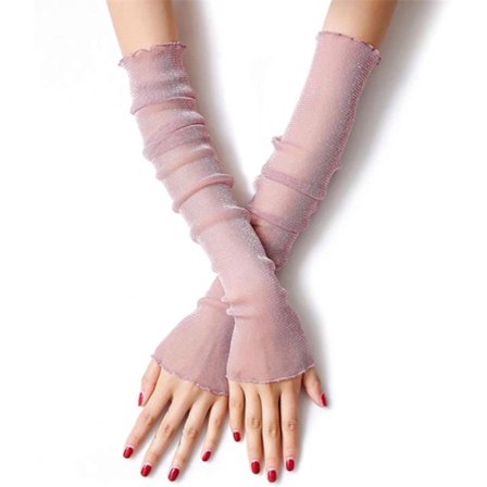 Violetit nahkaiset viilentävät käsivarsisuojat UV-suojalla Miehet Naiset