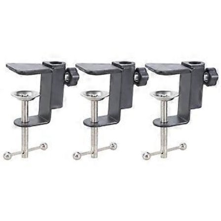 Kestävät metalliset pöytälamppujen kiinnikkeet säädettävällä pitkällä varrella toimisto-, työhuone- ja työpöytäkäyttöön, tukeva pohja ja turvallinen 