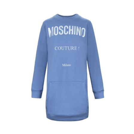 Moschino Kjole Blå, Dame, Størrelse: XS