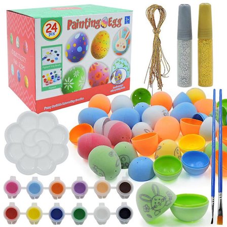 Plush Graffiti Egg DIY Dekorert Maling Gave 19x14