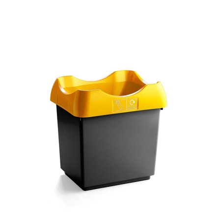 Recycling lid TOM, yellow