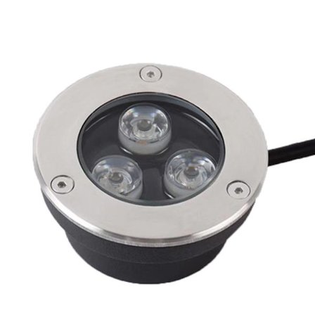 Udendørs LED-Spots Lys Indbygget 3W IP65 Rund LED-Spotlight