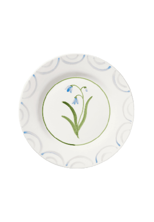 Pick A Poppy Cottage Flower Tallrik - 28 Cm Glas & porslin