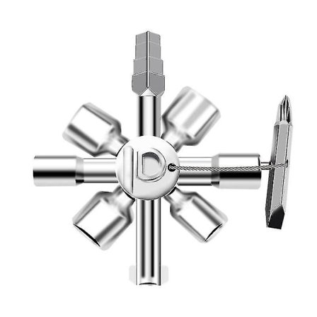 Multifunksjons Elektrisk Kontrollskap 10 i 1 Nøkkelskiftenøkkel