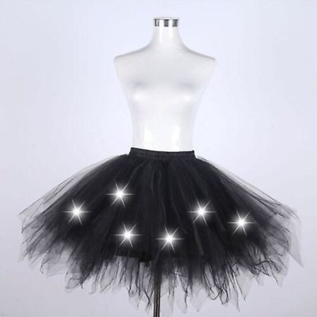 Skjørt Bachelor Party Tutu Tulle Skjørt Petticoat Ballet Hoop Skjørt 4 Lag