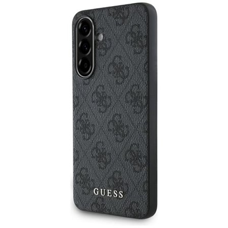 Guess 4G Metal Gold Logo Etui til Samsung Galaxy A36 - Sort